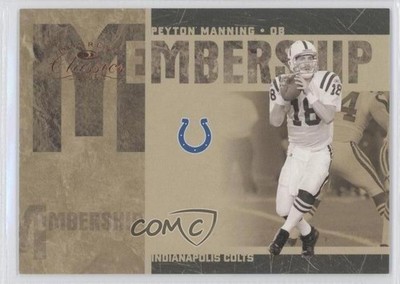 2005 Donruss Classics Membership 93/1000 Peyton Manning #MS-24 HOF 2u3