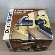 Rockler Dust Right 4” Quick Release Starter Kit wood working Dust Collection
