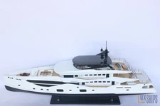 Sunseeker Yacht 161 Wooden Model 100cm Handmade Display Boat
