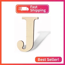 17 Inch Large Wooden Letters, Paintable Large Wood Letter for Crafts, Unfinished