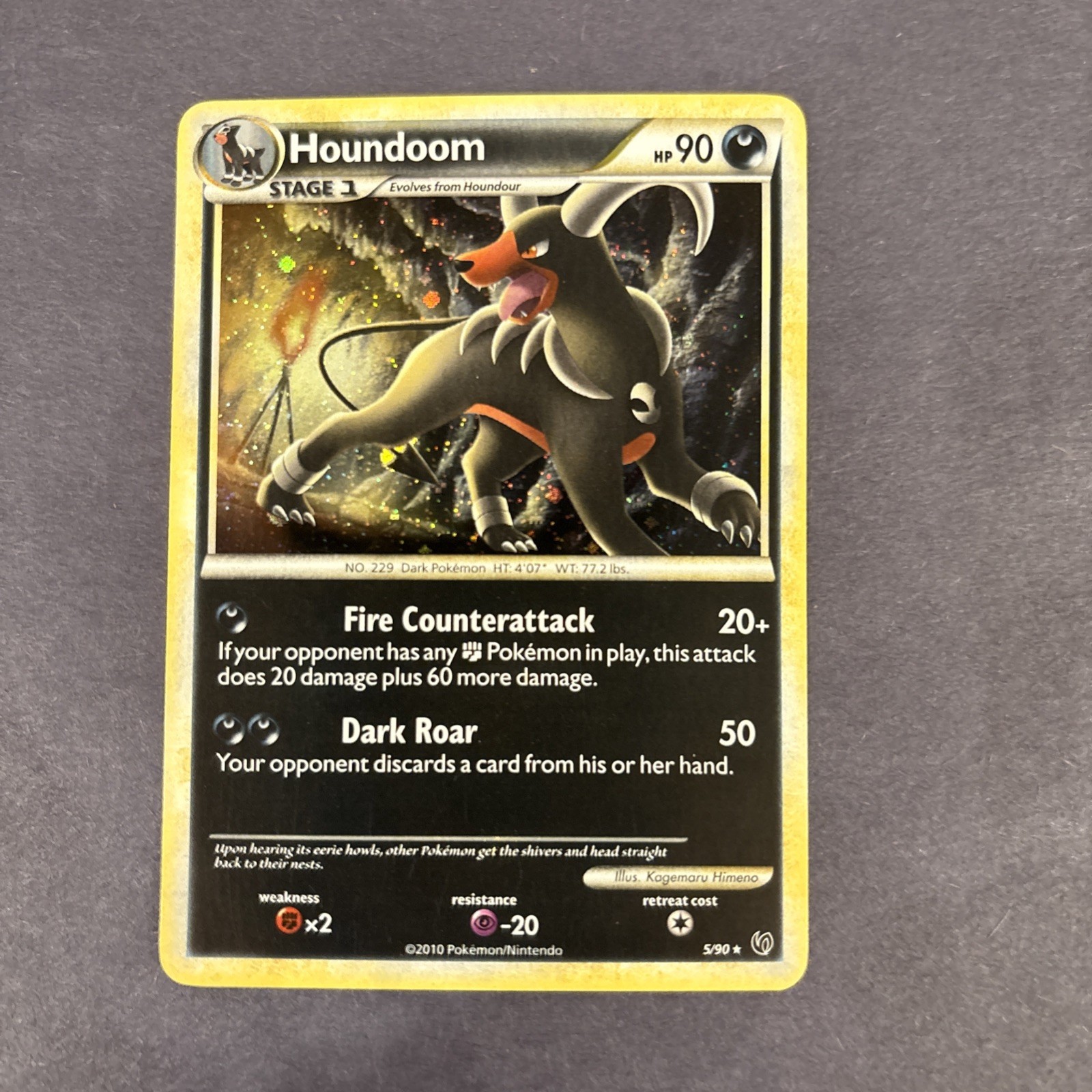 Houndoom 5/90 Pokemon Undaunted Holo
