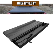 Tonneau Cover 6.6FT Truck Bed 78.9" Soft Roll-Up Fit For 2007-24 Silverado 1500
