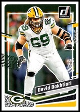 2023 David Bakhtiari Panini Donruss Football #108 Green Bay Packers