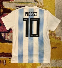 Men’s Adidas Lionel Messi Argentina 2018 Soccer Futbol Football Jersey Large