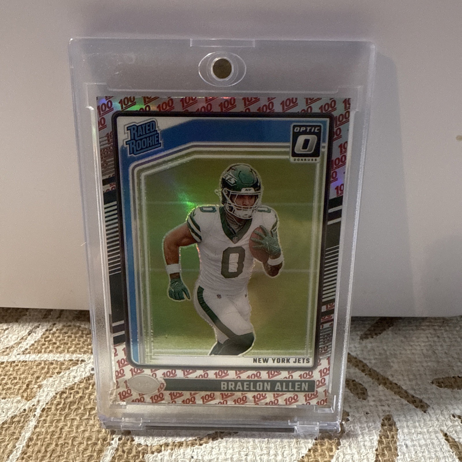 2024 Panini Donruss Optic Rated Rookie Braelon Allen #211 100 Emoji SSP