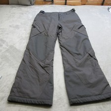 Columbia Snow Pants Youth 14/16 Gray Waterproof Insulated Ski Snowboard 30x26