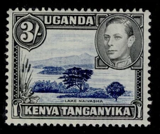 KENYA UGANDA TANGANYIKA GVI SG147ac, 3s dp violet-blue & black, M MINT. Cat £55.