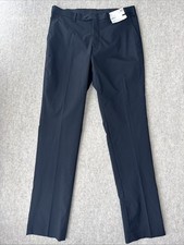 Uniqlo Ultra Light Dry Stretch Pants Black Straight Fit Mens 33x34 New