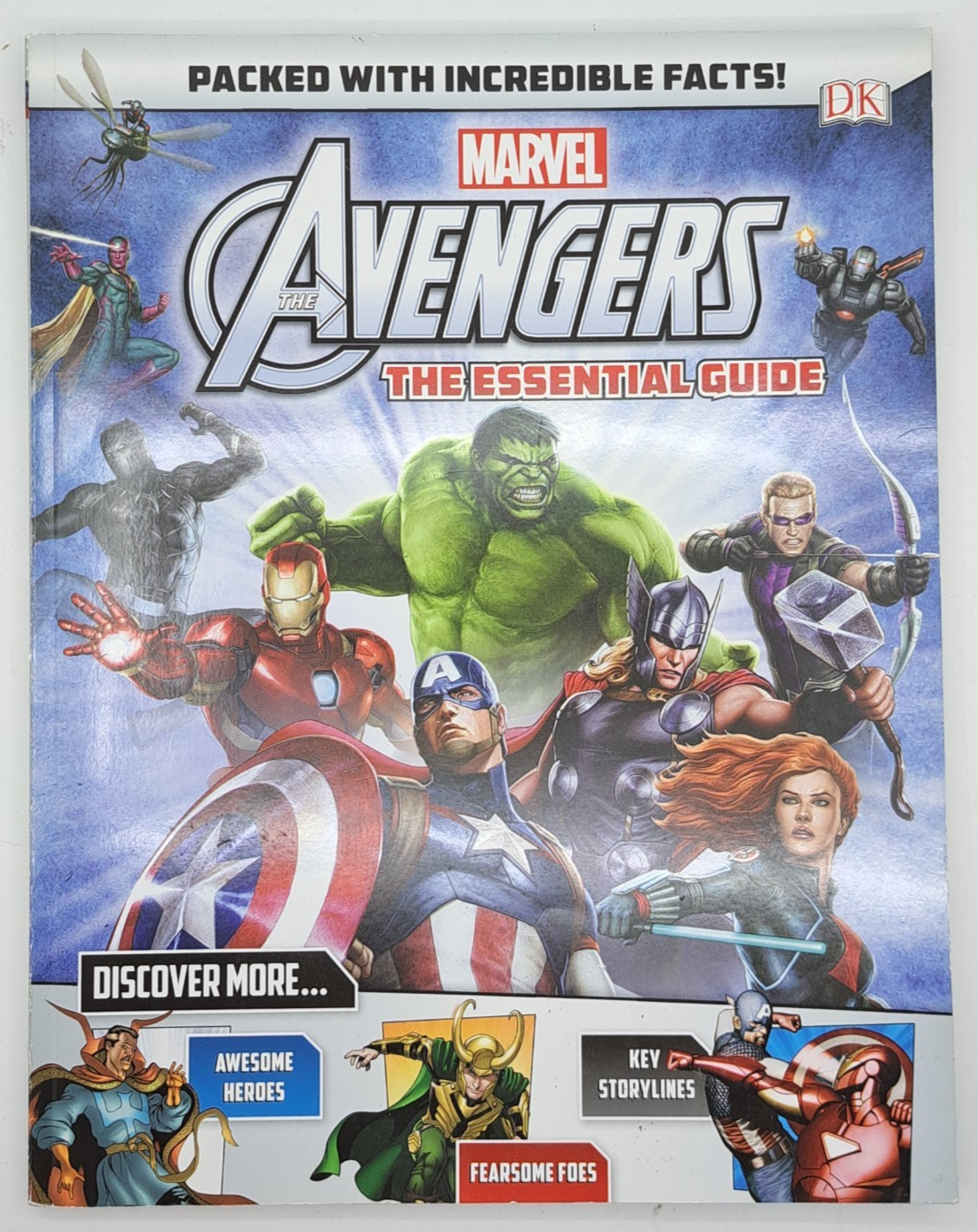 Marvel Avengers The Essential Guide DK 2010 Hardcover Illustrated Comic Book
