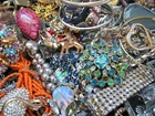 Vintage To Now Large 9 lbs Costume Jewelry Wear Junk Repair Lot