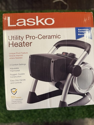 #ad Lasko 1500 Watt Electric Pro Ceramic Utility Portable Space Heater LKO 5919 $45.00