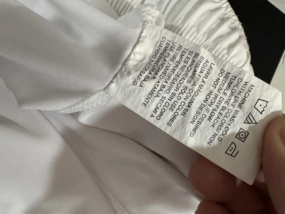 Pantalón corto LEG3ND talla M blanco  Foto 3 de 4