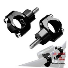 Dirt Bike Handlebar Riser,CNC Motorcycle Handle Bar Mounts Clamps for black