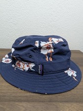 Patagonia Blue Wavefarer Bucket Hat Sz Small Kids Toddler Floral