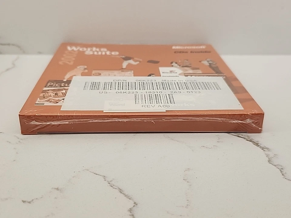 Microsoft Works Suite 2002 Software CD with Product Key Licence New Sealed - Image 4 of 4