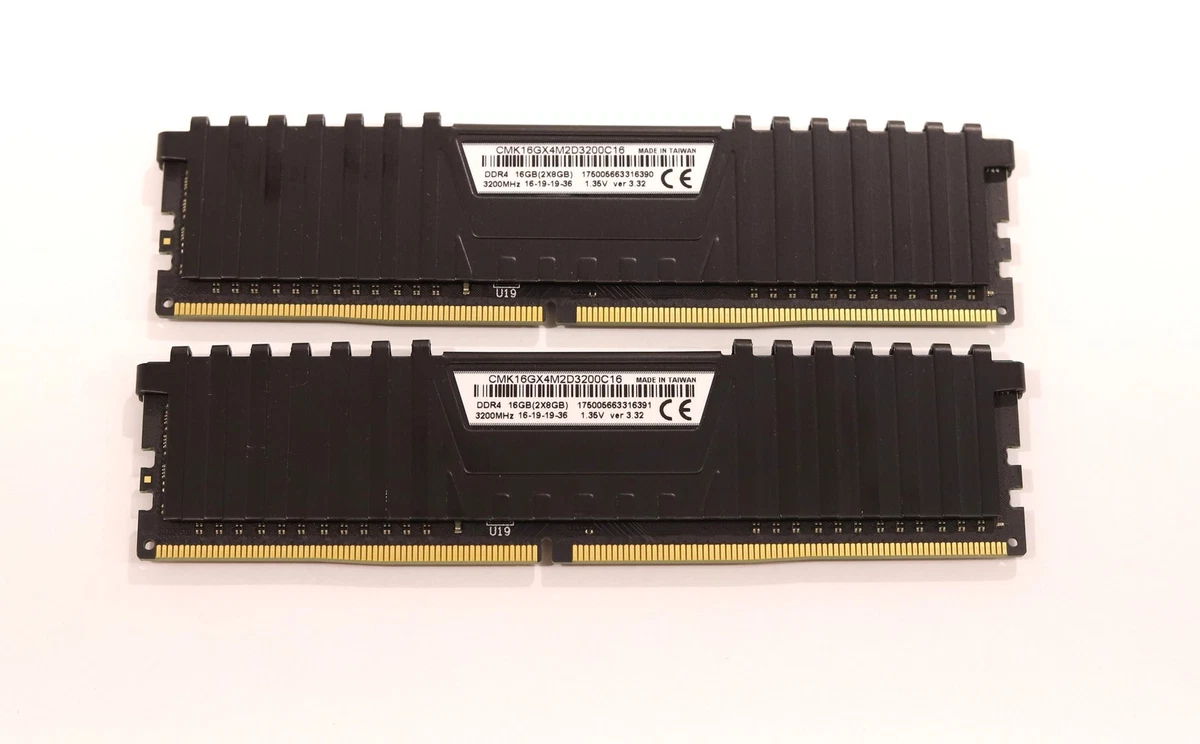 Corsair PC4-25600 (DDR4-3200) Bus Speed Computer RAM 8 GB Capacity