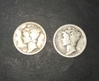 1917 1920 Philadelphia 90% silver 10C Roosevelt Dimes