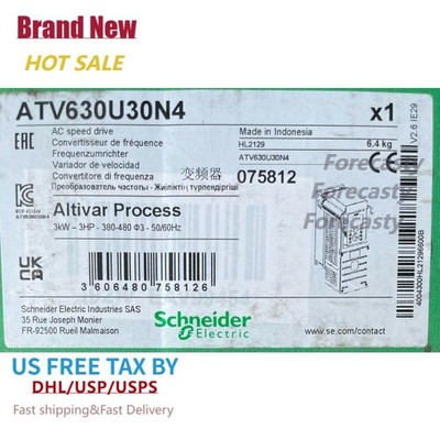 SCHNEIDER Electric ATV630U30N4 Converter 3KW 3HP Altivar Process ATV630 50/60Hz
