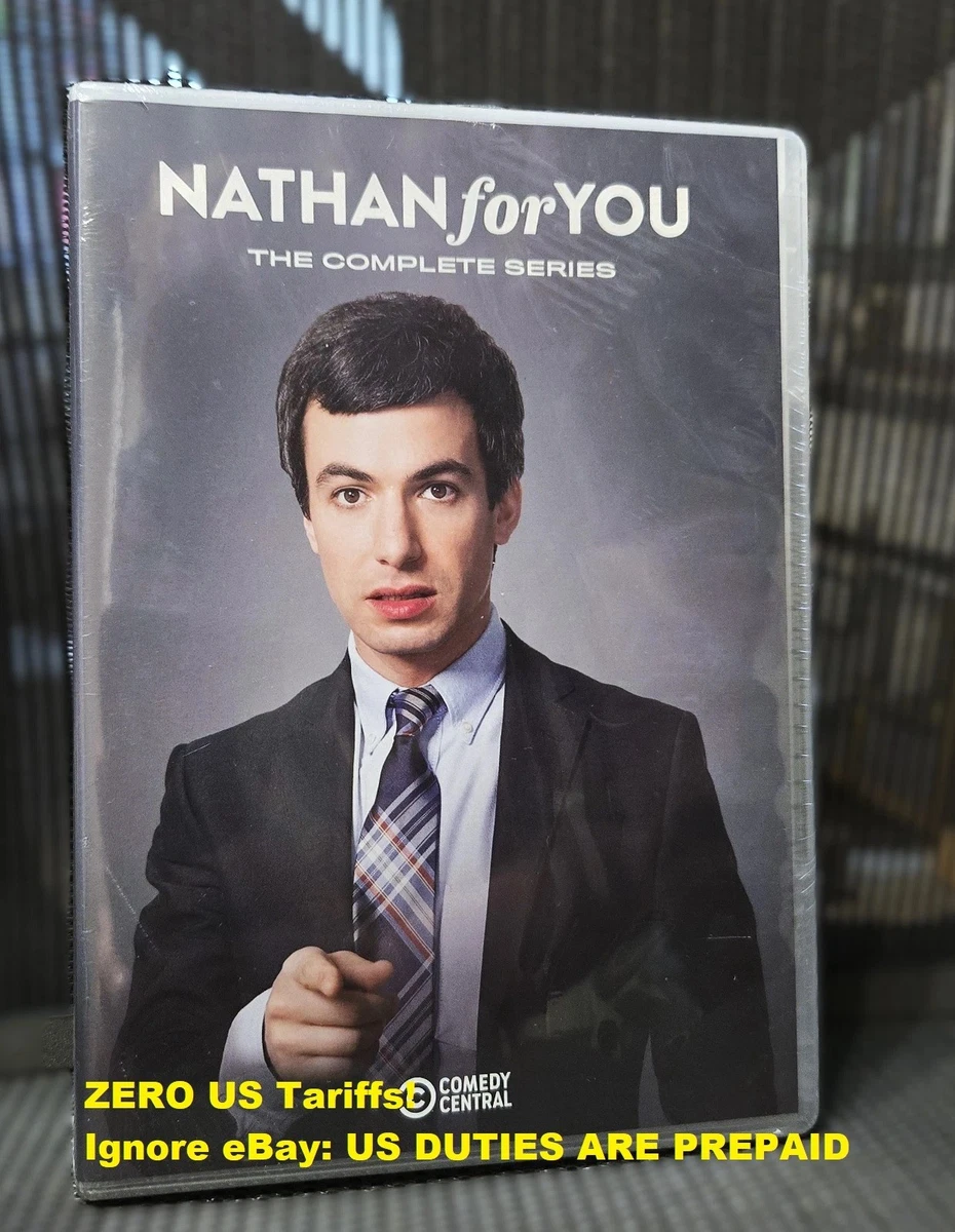 NEW SEALED Nathan for You: The Complete Series 9-DVD Set, Seasons 1-4, OOP!