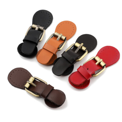 1Real Leather Buckle Connectors Clasp Replacement Snap Toggle Fasteners Bag Lock