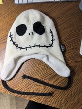 Pre-Owned Disney Nightmare Before Christmas Jack Skellington Winter Beanie Hat