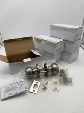 NEW 6 Pack of Probrico Passage Door Lock Brushed Nickel Interior Keyless NIB