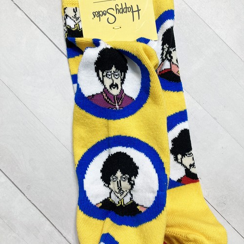 The Beatles Gialli Sottomarini Happy Socks Crew Unisex Cotone Novità - Foto 11 di 14
