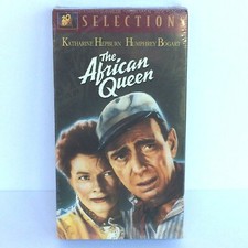 The African Queen VHS Katharine Hepburn, Humphrey Bogart - NOS