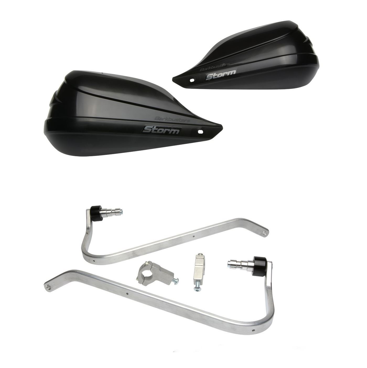 BarkBusters Storm Black Handguard & Fit Kit HONDA XL600V Transalp 1987-1999