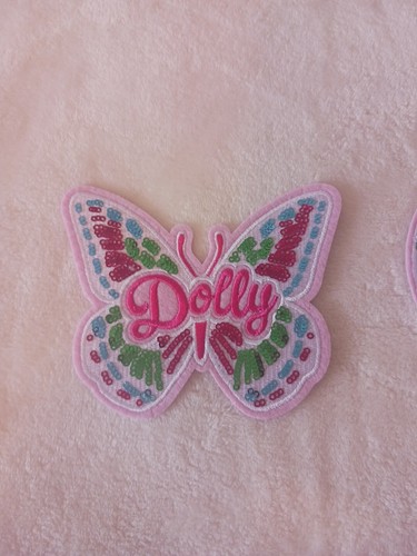 Dolly Parton Iron/Sew On Patches Disco Ball Butterfly Sequins Set Of 3 Brand New - Picture 2 of 5