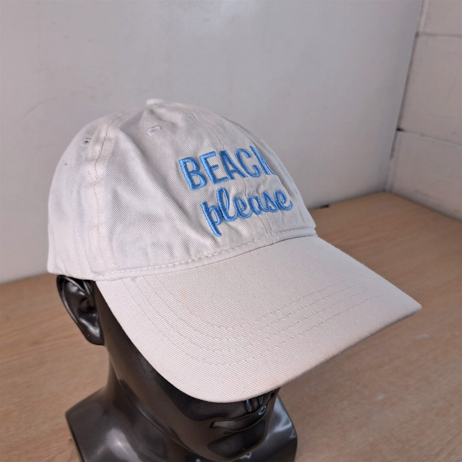 BEACH PLEASE ADJUSTABLE STRAPBACK BASEBALL HAT/CA… - image 2