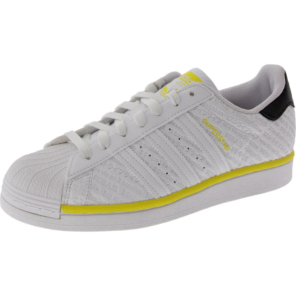 Кроссовки для бега и тренировок Adidas Mens SUPERSTAR White 8 Medium (D) BHFO 3081