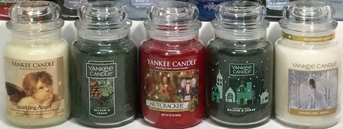 RARE Yankee Candle HOLIDAY 22oz LARGE JAR RETIRED WINTER LIMITD ED SCENTS U PICK - Picture 12 of 230