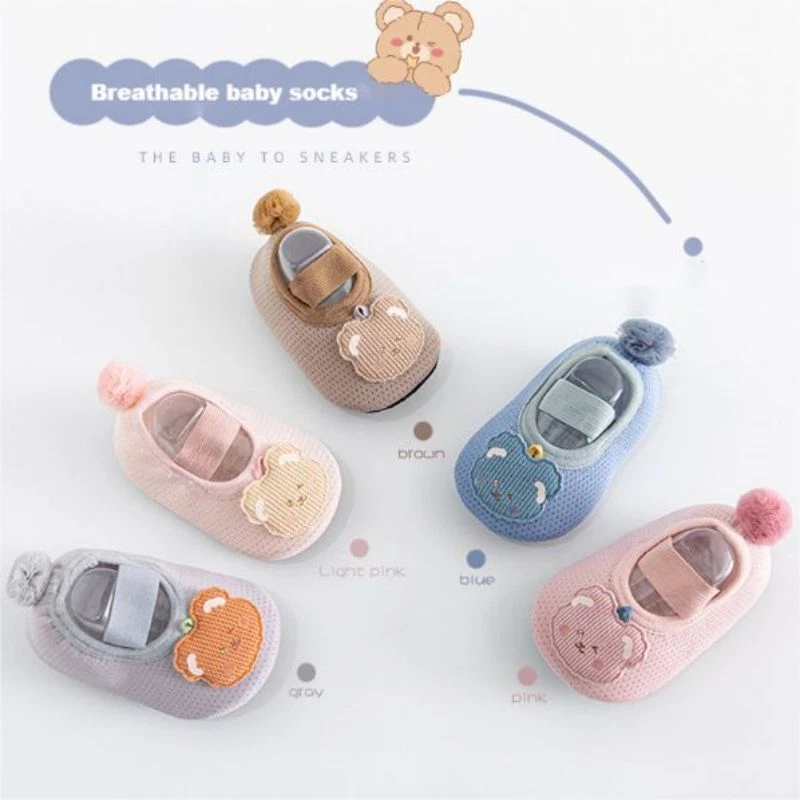 Bebé Recién Nacido Niñas Niños Pequeños Suaves Planas Pantuflas Antideslizantes Acogedores Calcetines Zapatos EE. UU. Foto 2 de 4