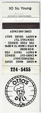 Otto's Deli Columbus Ohio Empty Matchcover