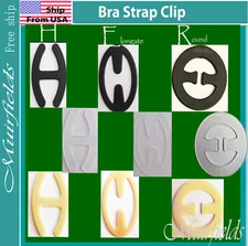3 pieces Bra Strap Clip Racer Bra Convertor Plastic Sleeveless US SELLER