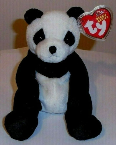 Ty Beanie Baby - MANDY der Pandabär 7,5 Zoll NEU NEU MIT ETIKETT Plüschtier Stofftier Spielzeug - Bild 7 von 7