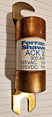 NEW Ferraz Shawmut ACK300 Fuse  /300AMP