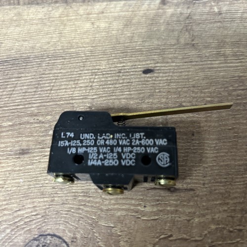 Honeywell Bz-2Rw80-A2 Industrial Snap Action Switch, Hinge, Lever Actuator, - Picture 3 of 4