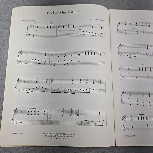 The Church Pianist By Jack Butler 1977 Vintage Sheet Music Songbook Willis Music - Picture 5 of 8