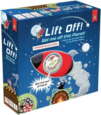 Pencil First Games Lift Off! Get me Off This Planet! Expanded Deluxe Board Game