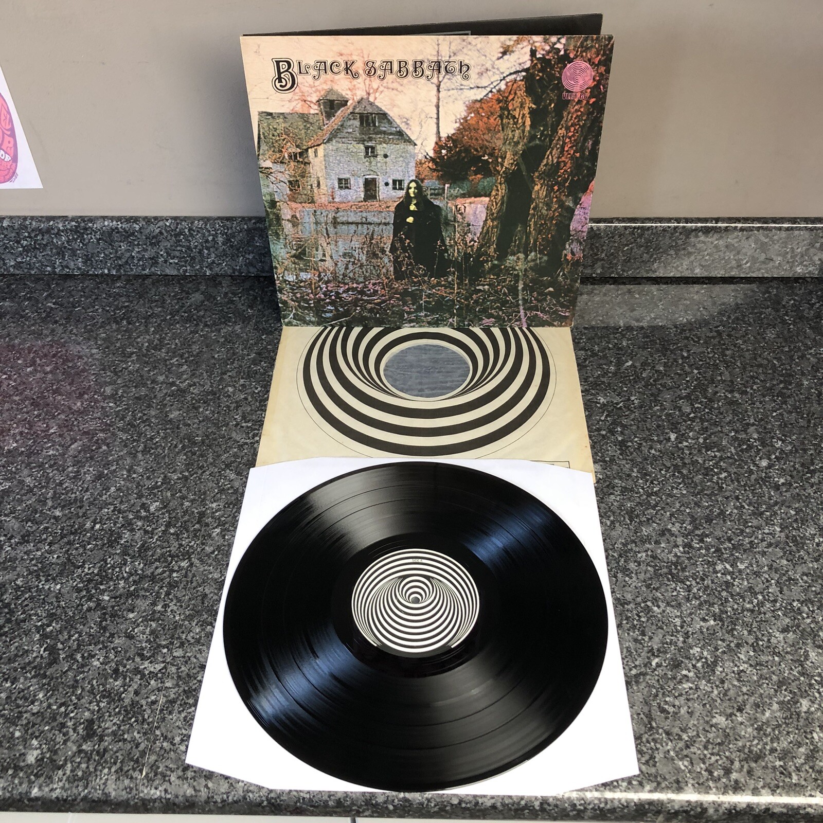 LP VINYL BLACK SABBATH SELF TITLED ALBUM VO 6 1970 UK EARLY PRESS SUPER EX/EX+