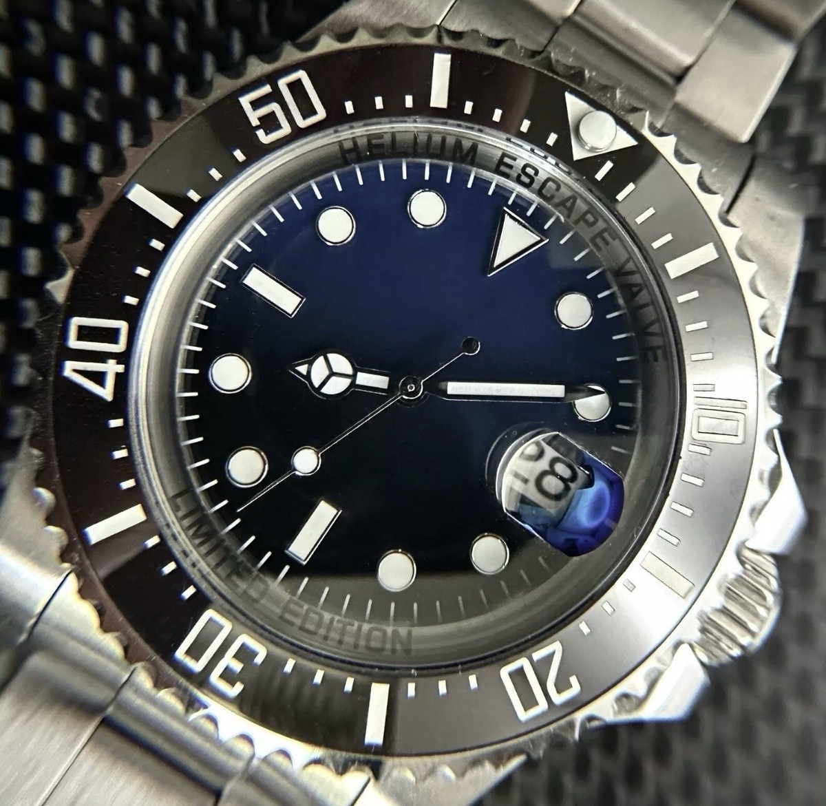 James Cameron Seiko Sapphire Crystal Diver Custom 43mm “SD” Style