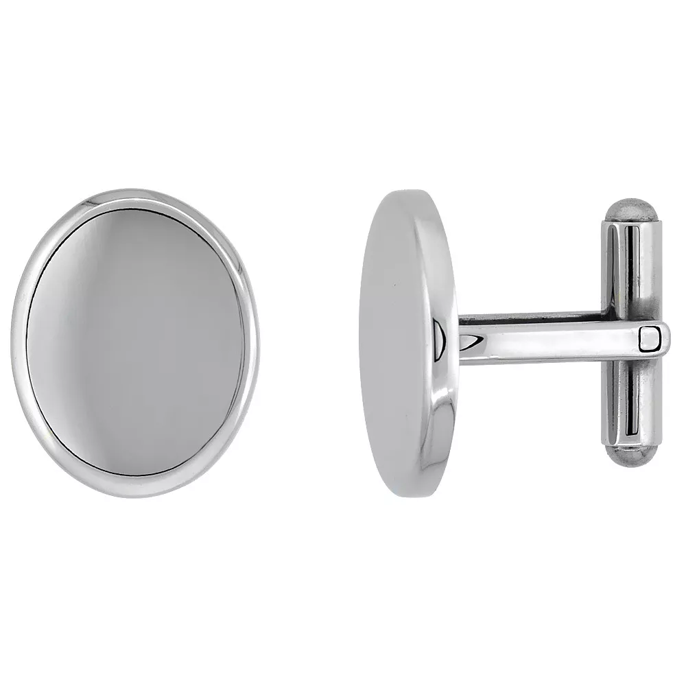 Plain cufflinks best sale
