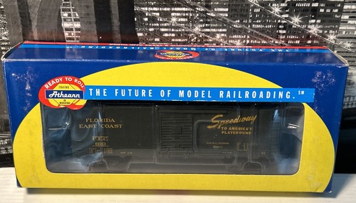 Athearn RTR 92254 HO Florida East Coast 633 FEC 40’ Express Boxcar NUEVO Speedway | Condition: New