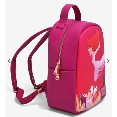 Loungefly Pink Disney Max & Flying Roxanne Backpack Loungefly Disney A Goofy Movie Max & Roxanne Mini Backpack  main image 2