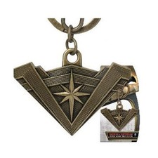 DC Comics NEW  Wonder Woman Tiara Key Chain  Pewter Logo Key Chain Clip Shield