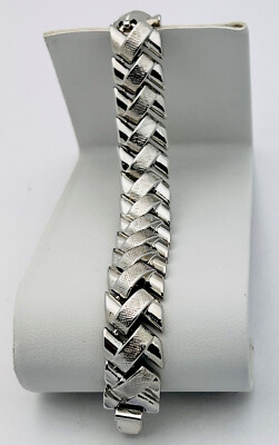 アクセサリー vintage silver 925 bracelet Vintage 1980-90s Silver Tone Zigzag Link Bracelet 7” | eBay
