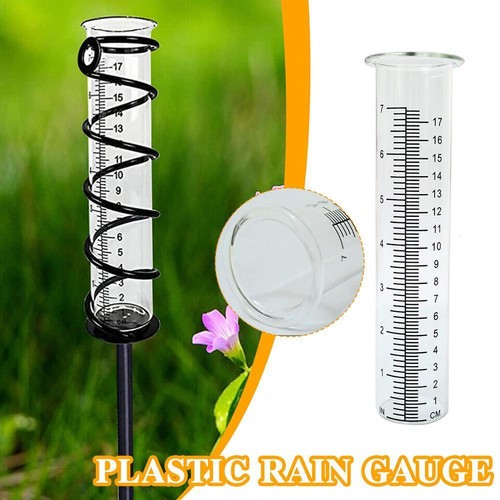 7"Kunststoff Regenmesser Kältebeständigkeit Rissbeständigkeit für Outdoor K8