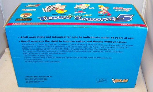 1:24 REVELL COLLECTION 1999 #5 KELLOGG'S RICE KRISPIES TREATS TERRY LABONTE NIB - Picture 12 of 12